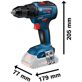 Bosch GSR 18V-55 Professional inkl. 2 x 4 Ah + L-Boxx 06019H5204