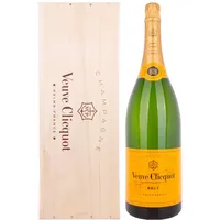 Veuve Clicquot Champagne Brut Yellow Label 12% Vol. 3l in Holzkiste