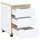 Innostyle Memphis Rollcontainer 0,0 x 0,0 x 0,0 cm Weiß, Braun