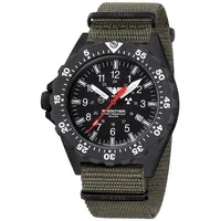 KHS SH2HC.NSGO Herrenuhr Quarz Shooter MKII mit Natoband Oliv