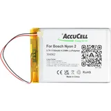 AccuCell Akku kompatibel für Bosch Nyon 2, 3.7V 1150mAh, IP304562, 1ICP3/45/62