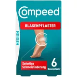 Compeed Blasenpflaster Medium - Hydrokolloid-Pflaster gegen Blasen an den Fersen, 6er Pack