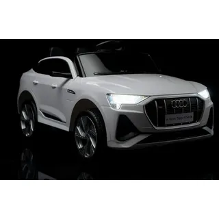 Audi Es-toys Kinderfahrzeug Elektroauto Audi E-Tron Sportback weiß (12 V)