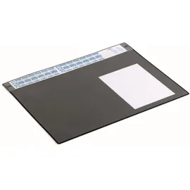 Durable Schreibunterlage (mit austauschbarer Abdeckung, 650 x 520 mm) 1 Stück, schwarz, 720501