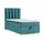 4mybaby GmbH Best for Home Boxspringbett mit Bettkasten Trinity K10-SINGLE 90x200 Bonellfederkern inkl. Topper | Turkis | Türkis