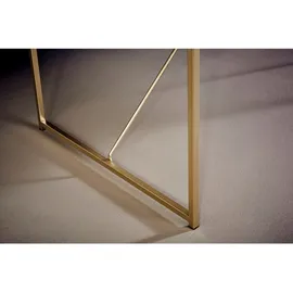 Jahnke Glam Desk Gold/MARMOR WS Schreibtisch, Metal, One Size