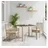 vidaXL Garten Essgruppe 3-tlg. Beige