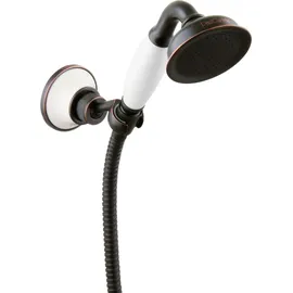 PaulGurkes Duschsystem Aufputz Schwarz Nostalgie Retro Brausegarnitur