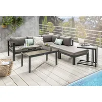 Destiny Loungeset Arenal 5-tlg. Schwarz/Taupe