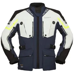 Modeka Motorradjacke Panamericana II blau / hellgrau M