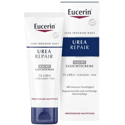 Eucerin UreaRepair Nacht Gesichtscreme – Gegen trockene Haut