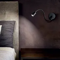 Ideal Lux Wandleuchte Focus schwarz