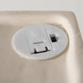 Boltze Dekofigur Haus Aus Stein Mit Led-beleuchtung, 10,5 Cm