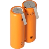 AccuCell Rasiererakku NiMH 2,4V 1200mAh mit Lötfahnen ersetzt Philips 138 10609