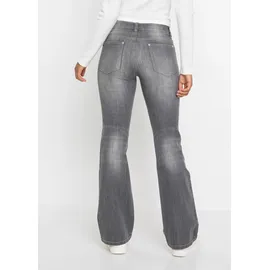 bonprix Schlagjeans Regular Fit grau 48