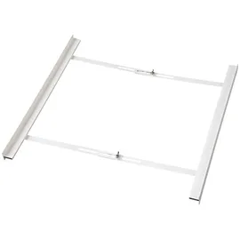 xavax Zwischenbaurahmen (offene Front) für Waschmaschine und Trockner, 55 - 66 cm (00111379)