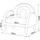 [en.casa] Kindersessel Sorreindi 50 x 50 x 45 cm Teddystoff rosa