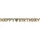 Amscan 9901179 - Partykette Happy Birthday, Folie, 213 x 16,2 cm, Sparkling Celebration, Girlande, Hängedekoration, Geburtstag