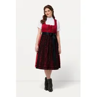 Ulla Popken Dirndl rot/schwarz 48