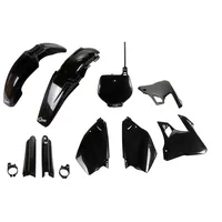 UFO PLAST Verkleidungskit 9-teilig für Yamaha YZ 125 1996-1999 Schwarz