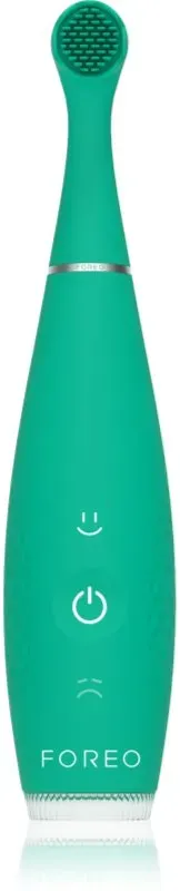 FOREO ISSATM 4 Baby elektrische Zahnbürste für Kinder von Geburt bis 3 Jahre geeignet Kiwi Green 1 St.