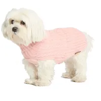 Fashion Dog Hundepullover aus Kaschmirwollmischung Rosa 33 cm