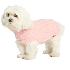 Fashion Dog Hundepullover aus Kaschmirwollmischung Rosa 33 cm