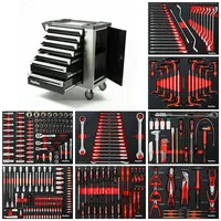 Mephisto Werkzeugwagen Premium 7 Schubladen inkl. Werkzeug zzgl. zusätzlicher