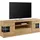 OTTO home Ribe Lowboard 160 cm 55 cm Braun Holzwerkstoff/Glas