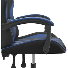 vidaXL Gaming-Stuhl Drehbar Blau