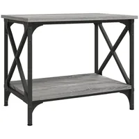 VidaXL Beistelltisch Grau Sonoma 55x38x45 cm Holzwerkstoff