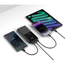 forcell Powerbank PD QC3.0 3A 20W 10 000 mAh schwarz - Schwarz