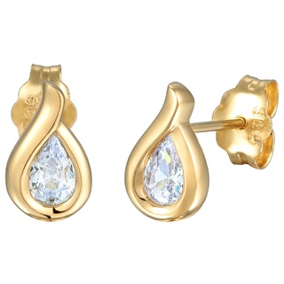 Elli PREMIUM Tropfen Zirkonia 585 Gelbgold OneSize Damen