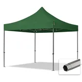 TOOLPORT Faltpavillon 3 x 3 m dunkelgrün 582538 