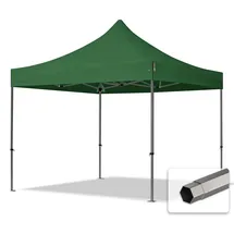 TOOLPORT Faltpavillon 3 x 3 m dunkelgrün 582538 