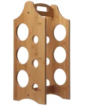 MARELIDA Weinregal 6 Flaschen 47 x 0 x 0 cm Braun