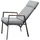 BellaVista Newport Hochlehner 57 x 57 x 111 cm grau 2 St.