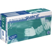 sempermed Einweghandschuh SEMPERGUARD NITRIL XPERT SEMPERMED Gr.8-9 blau Nitril 100 St/Box