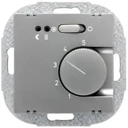 Siemens 5TC97745PM00 DELTA style Raumtemperaturregler für Fußbodenheizung, platinmetallic