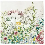 Lunchservietten „Wild Meadow“, 33x33 cm, 3-lagig, Home Fashion®, 20 Stück