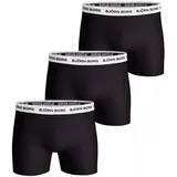 Björn Borg Boxershorts Cotton Stretch 3er Pack Schwarz / Weiß XL