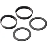SANITOP-WINGENROTH Dichtungssortiment für Siphons 1 1/2" Schwarz